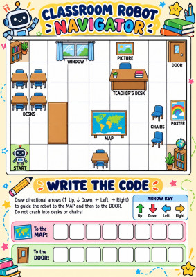Classroom Robot Navigator: Grid Mapping